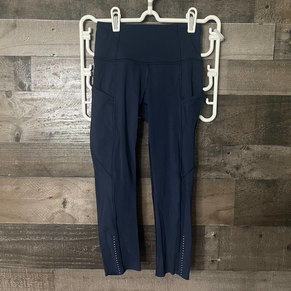 SOLD Lululemon Fast & Free High Rise Crop 2 - Picture 2 of 7